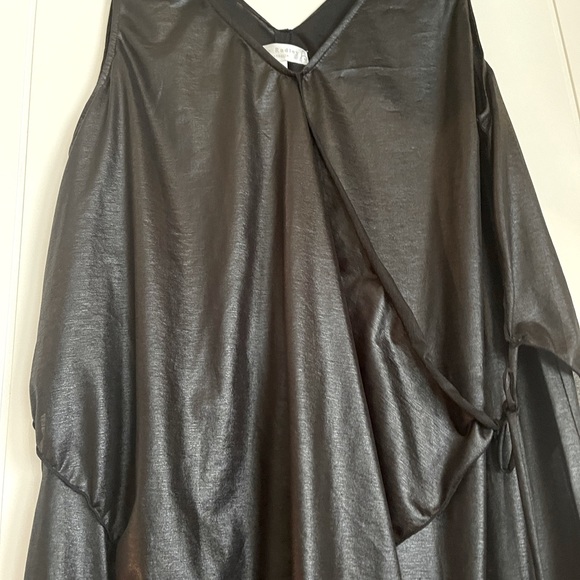 Boo Radley boho leather look dress/ties to adjust the look/style of dress S14 - Picture 10 of 14